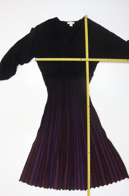 Monsoon Women’s Multicoloured Size 14 Fit & Flare Knit Midi Dress