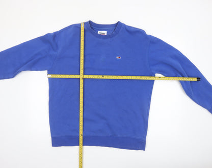 Tommy Jeans Men's Blue Pullover Sweatshirt M Regular Fit
