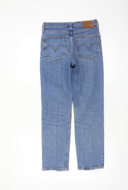 Levi Strauss Women’s Blue 24 High Rise Wedgie Straight Denim Jeans