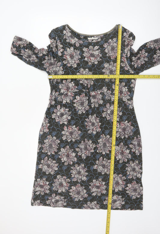 White Stuff Womens Multicoloured Floral Shift Dress Size 14