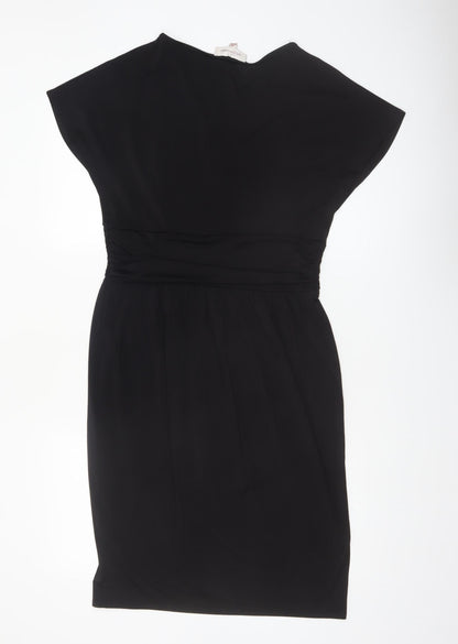 Bravissimo Women Black Size 14 V-Neck Bodycon Knee Length Dress
