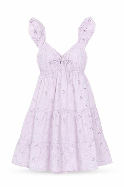 Hollister Women's Purple XS Fit & Flare Sleeveless Dress