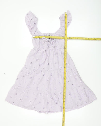 Hollister Women's Purple XS Fit & Flare Sleeveless Dress
