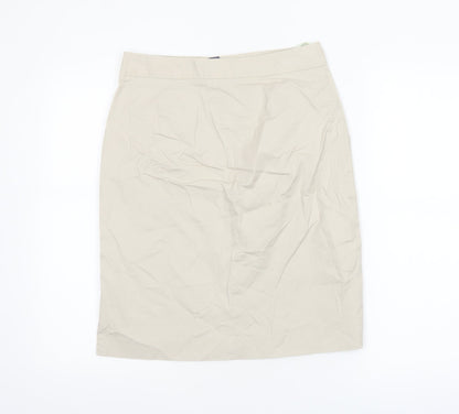 GAP Women’s Beige Cotton Pencil Skirt Size 6 Knee Length