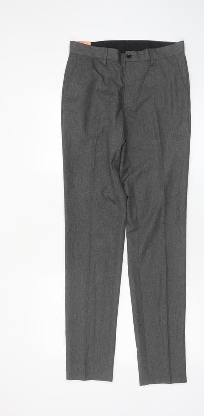 Marks and Spencer Men’s Grey Skinny Fit Dress Pants 28W 33L