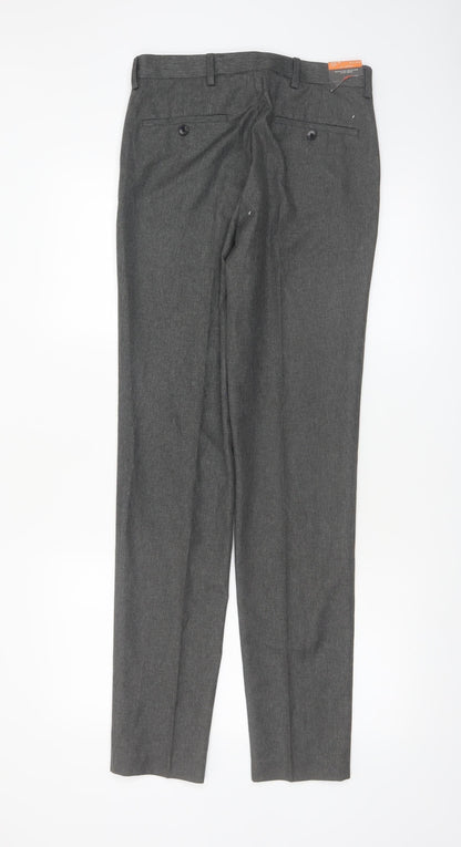 Marks and Spencer Men’s Grey Skinny Fit Dress Pants 28W 33L