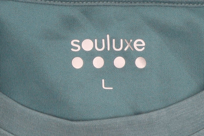 Souluxe Women’s Blue Pullover Sweatshirt L Casual Long Sleeve