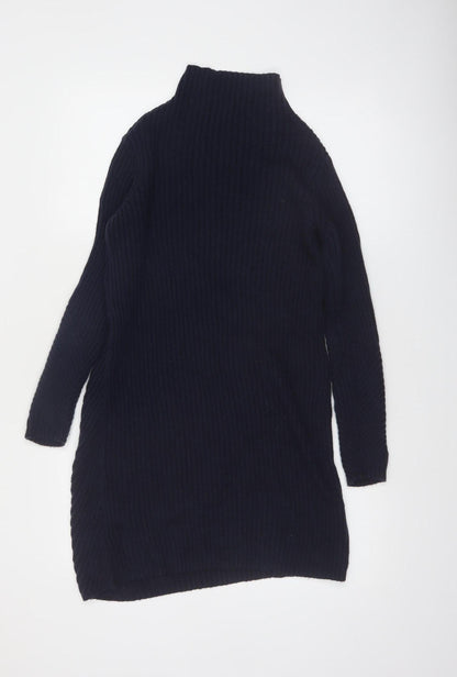 Marks and Spencer Women’s Black High Neck Merino Wool Jumper S