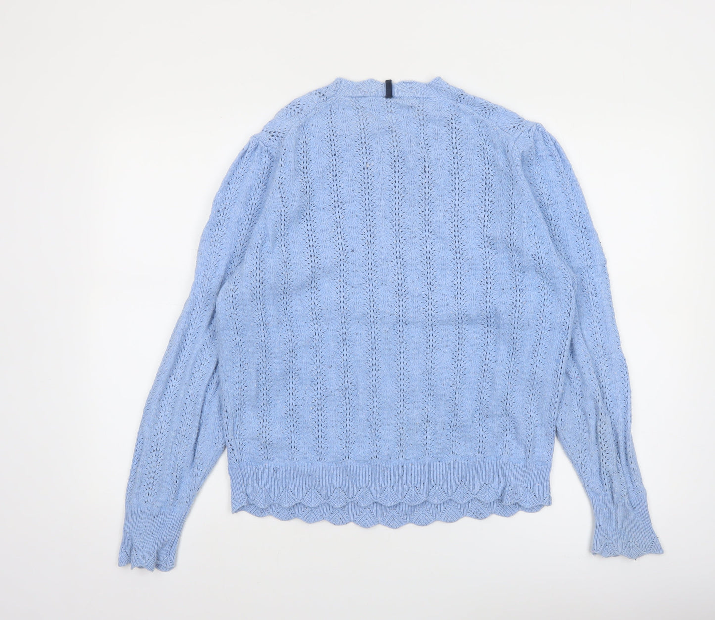 Marks and Spencer Per Una Blue Open-Knit Jumper Women’s Size 16
