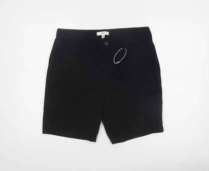 Marks and Spencer Men's Black 34 Chino Shorts Regular Fit