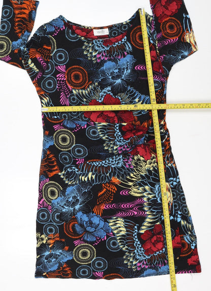 Wallis Petite Women’s Multicoloured Floral Shift Dress Size 14