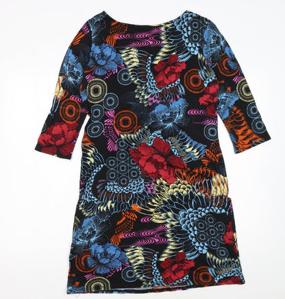 Wallis Petite Women’s Multicoloured Floral Shift Dress Size 14