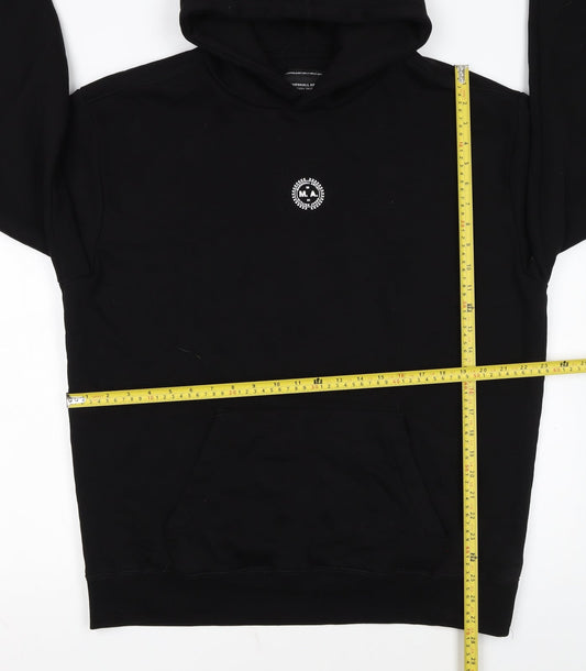 Marshall Artist Men's Black XL Pullover Hoodie with Logo Graphic