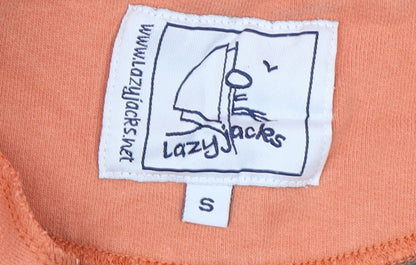 Lazy Jacks Men's Brown 1/4 Zip Fleece Sweatshirt Size S