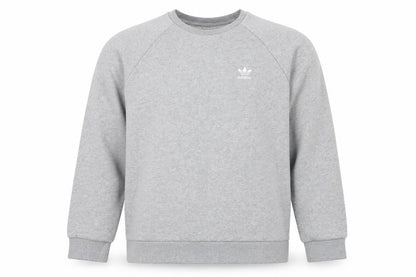 Adidas Mens Grey Regular Fit Crew Neck Sweatshirt M