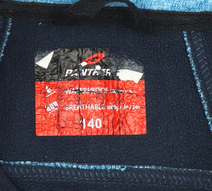 Panther Boys Blue Waterproof Fleece Soft Shell Jacket Size 12 Years