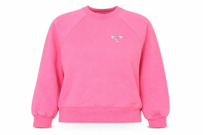 Couture Women's Pink Crew Neck Pullover Sweatshirt UK 8