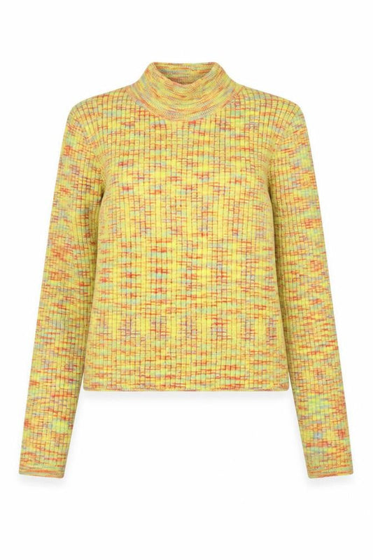 Urban Outfitters Women’s Multicoloured Mock Neck Slim Pullover Jumper Size S