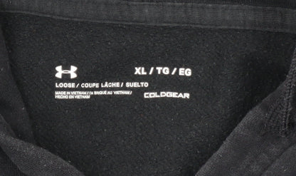 Under Armour Men's Black XL Full Zip Hoodie ColdGear Fleece