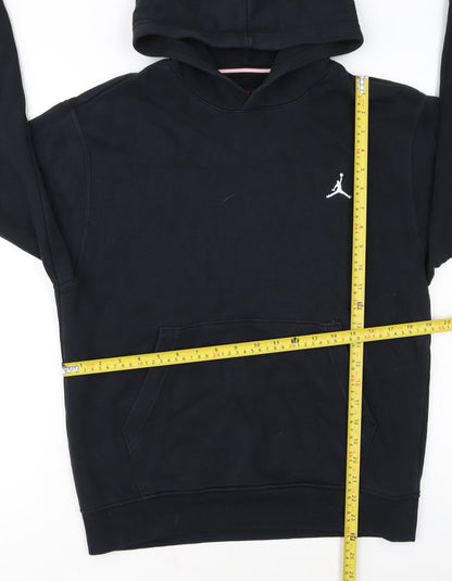 Jordan Men's Black Pullover Hoodie XS Regular Fit Fleece