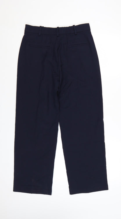 Marks and Spencer Women's Blue Size 10 Straight Leg Trousers