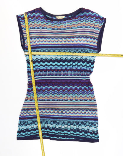 Miss Selfridge Women’s Multicoloured Knit Bodycon Short Dress Size 12