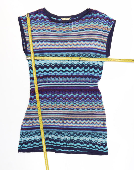 Miss Selfridge Women’s Multicoloured Knit Bodycon Short Dress Size 12