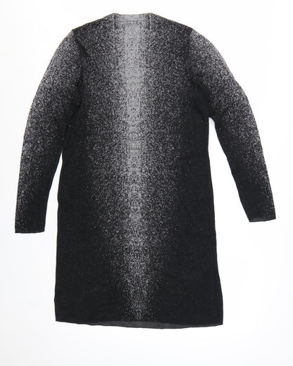 Cynthia Rowley Women’s Black Knit Shift Dress Size L Long Sleeve