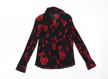 Marks and Spencer Women’s Multicoloured Floral Long Sleeve Blouse Size 14