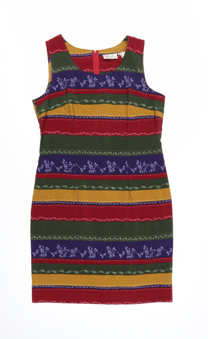 Kathie Lee Collection Women’s Multicoloured Shift Dress Size 10