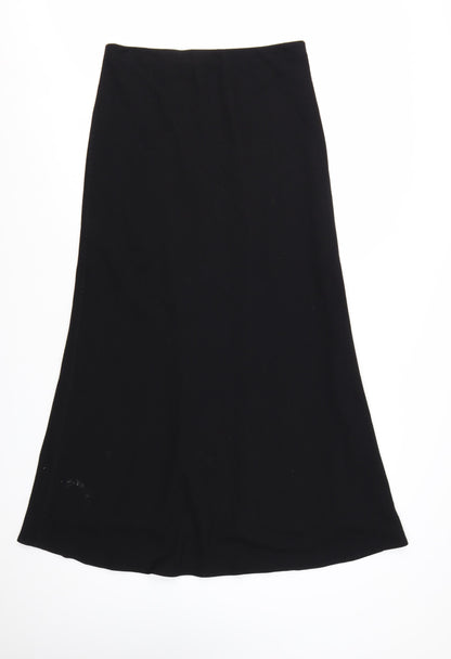 Marks and Spencer Women’s Black Midi A-Line Skirt Size 14