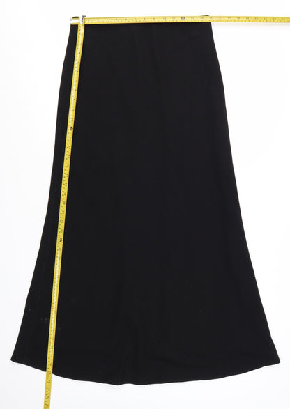 Marks and Spencer Women’s Black Midi A-Line Skirt Size 14