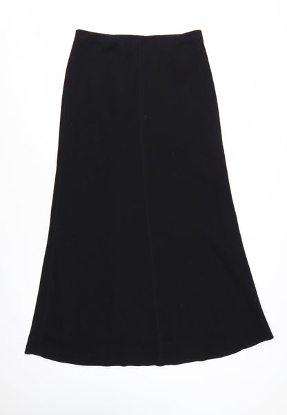 Marks and Spencer Women’s Black Midi A-Line Skirt Size 14