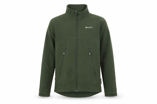 Mountain Warehouse Men's Green Softshell Jacket S Windproof Outdoor