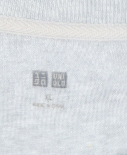 Uniqlo Men's Grey XL Crew Neck Pullover Sweatshirt