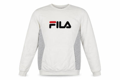 Fila Men's White XS Pullover Sweatshirt Logo Graphic