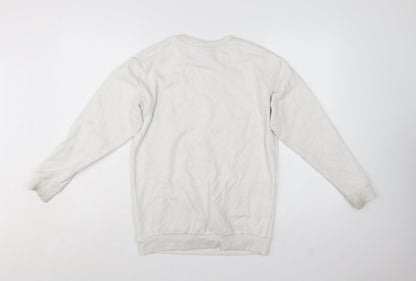 New Look Girls White Nirvana Graphic Pullover Sweatshirt 10-11 Years