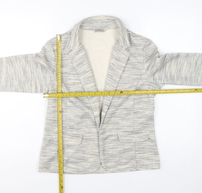 Marks and Spencer Women’s Grey Blazer Jacket UK 12 Regular Fit