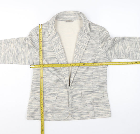Marks and Spencer Women’s Grey Blazer Jacket UK 12 Regular Fit