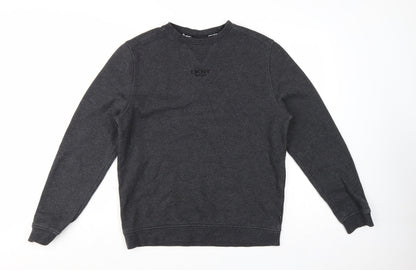 DKNY Men's Grey Crew Neck Pullover Sweatshirt Size M