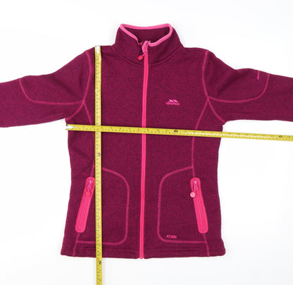 Trespass Women’s Purple Fleece Jacket Size S Full Zip Outdoor Wear