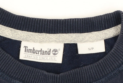 Timberland Men's Blue Regular Fit Crew Neck Sweatshirt Size S