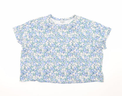 Old Navy Women’s Multicoloured Floral Relaxed Fit T-Shirt XXL