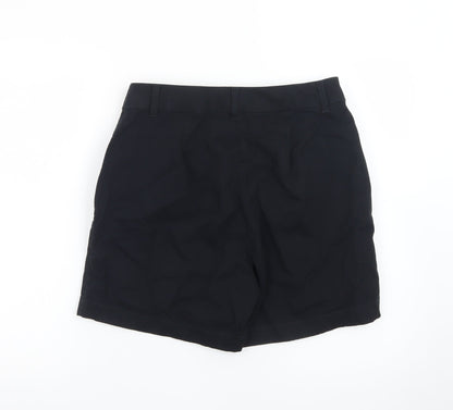 Marks and Spencer Women Black Size 12 Chino Shorts