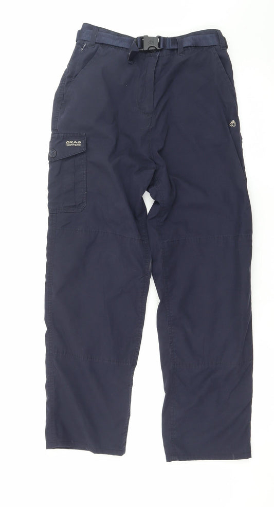 Craghoppers Kiwi Womens Blue Size 10 Cargo Travel Trousers