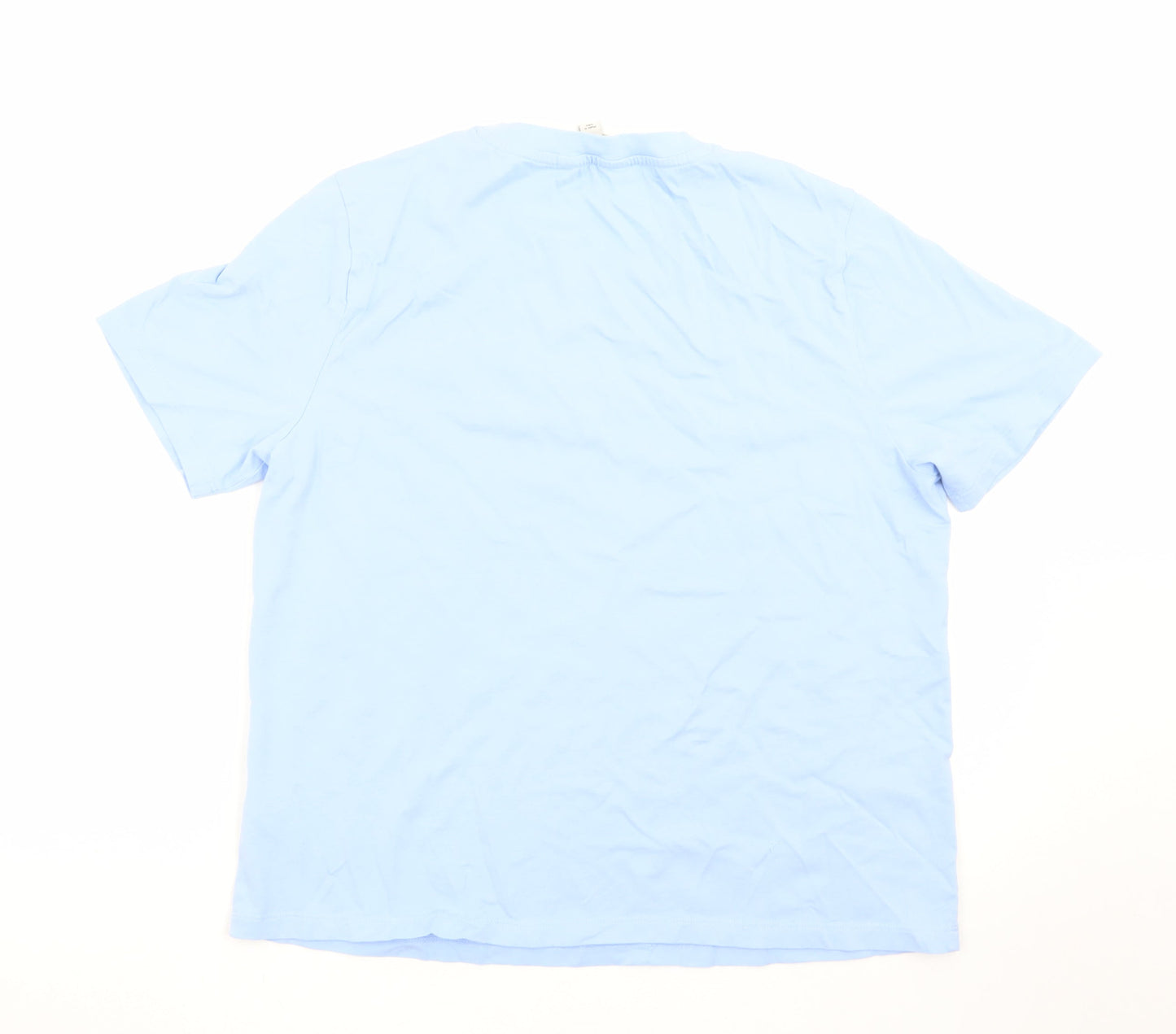Marks and Spencer Women's Blue Embroidered Shell T-Shirt Size 14