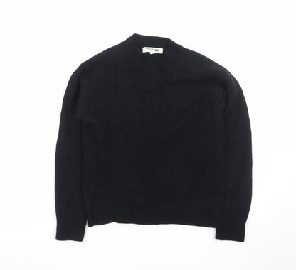 Uniqlo Men’s Black Wool Crew Neck Pullover Jumper Size S