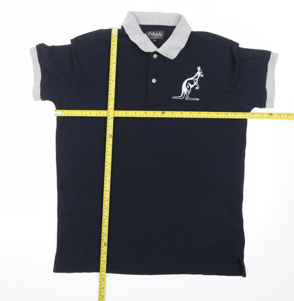 Australian by L'Alpina Men's Blue 2XL Cotton Polo Shirt