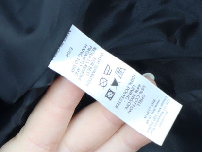 BHS Womens Black Military Style Belted Jacket Size 16