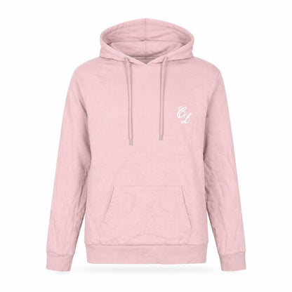 Closure London Womens Pink Small Pullover Hoodie Drawstring Cotton
